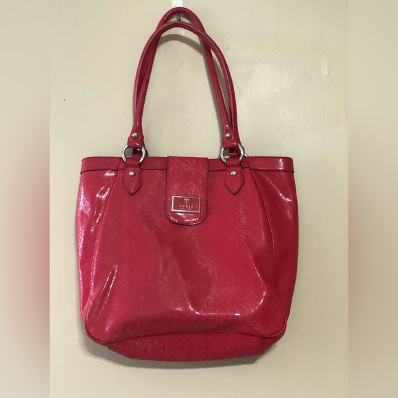 Guess Handbags - Guess brand purse coral color. Almost perfect. Beautiful purse